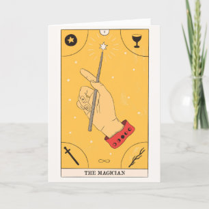 Tarjeta Festiva Carta de tarot de mago Arcana Mayor habilidad de i