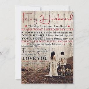 Tarjeta Festiva Carta para él Guay A Mi Esposo