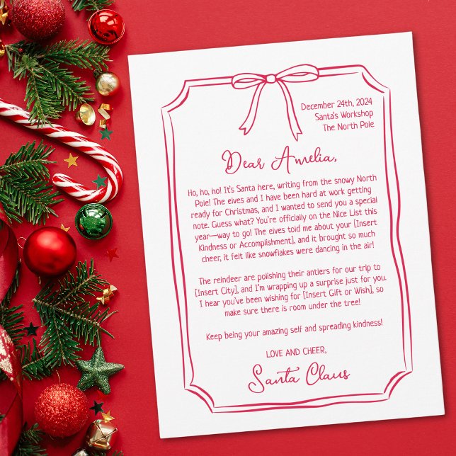 Tarjeta Festiva Carta personalizada y concisa de los Navidades de  (Subido por el creador)