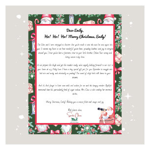 Tarjeta Festiva Carta Santa festiva para el patrón de su hijo