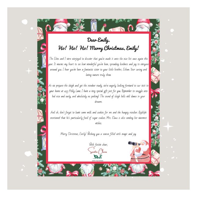Tarjeta Festiva Carta Santa festiva para el patrón de su hijo (Subido por el creador)