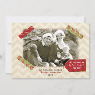 Tarjeta Festiva Cartão de Natal foto