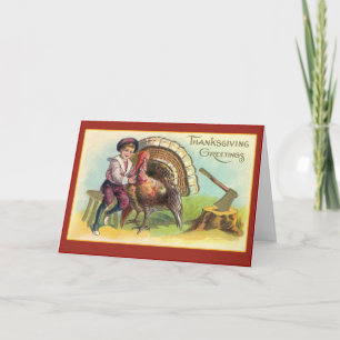 Tarjeta Festiva Cartas de bienvenida de arte de Acción de Gracias
