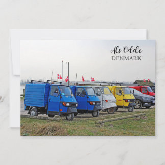 Tarjeta Festiva ¡Cartas de felicitación de Dinamarca!