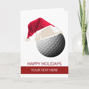 Tarjeta Festiva Cartas de felicitación de Santa Hat navidades