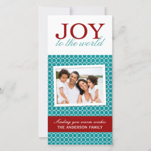 Tarjeta Festiva Cartas de fotos navideñas divertidas y brillantes