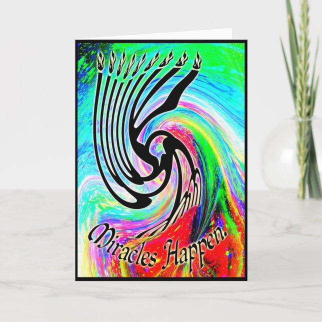 Tarjeta Festiva Cartas de los milagros (Anverso)