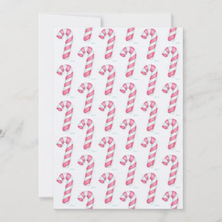 Tarjeta Festiva Cartas de Navidades de Candy Cane