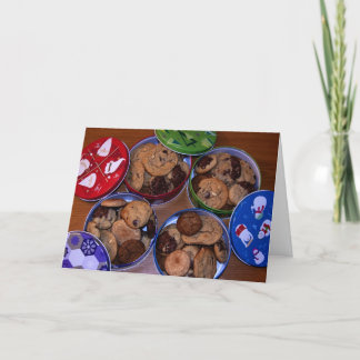 Tarjeta Festiva Cartas de Navidades de cookie verdaderamente delic