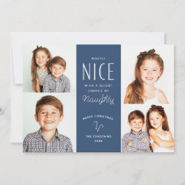 Tarjeta Festiva Cartas de Navidades de fotografía infantiles ridíc