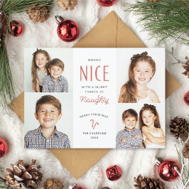 Tarjeta Festiva Cartas de Navidades de fotografía infantiles ridíc