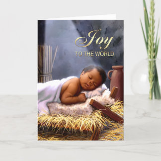 Tarjeta Festiva Cartas de Navidades del niño Jesús de Estados Unid