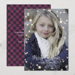 Tarjeta Festiva Cartas de Navidades fotográficos de las estrellas