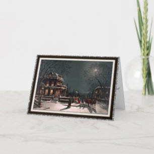 Tarjeta Festiva Cartas de Navidades Personalizados de Victoria