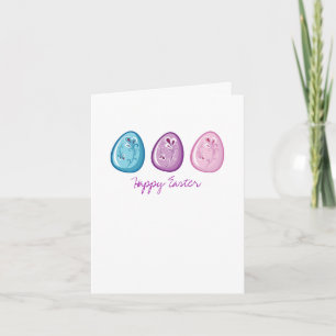 Tarjeta Festiva Cartas de Pascua de Huevo de Pascua