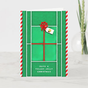 Tarjeta Festiva Cartas de saludo de feriado de tenis