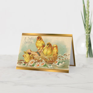 Tarjeta Festiva Cartas dobladas de las vacaciones de Pascua de Pol