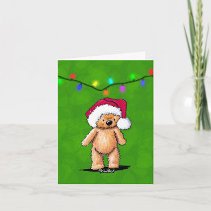 Tarjeta Festiva Cartas para Navidades de oseos de Teddy