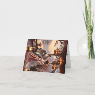 Tarjeta Festiva Carte de vœux prénom féminin chinois Jing.