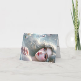 Tarjeta Festiva Carte de vœux prénom féminin chinois Tang.