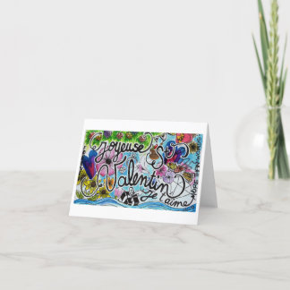 Tarjeta Festiva Carte Saint Valentin