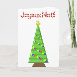 Tarjeta Festiva Carte Sapin de Noël2