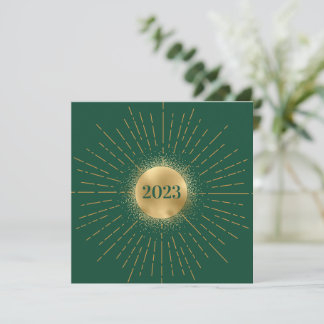 Tarjeta Festiva Cartes Pour Fêtes Annuelles Happy New Year Moderne