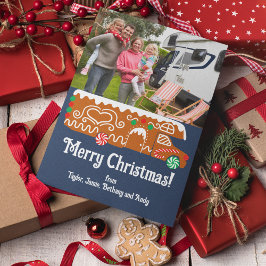 Tarjeta Festiva Casa Rodante Clase C Gingerbread RV Foto