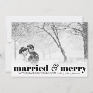 Tarjeta Festiva Casado y mora   Bodas   Navidades