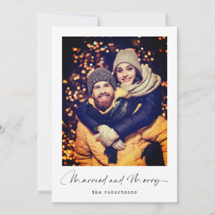 Tarjeta Festiva Casado y moro Foto de Navidades modernos