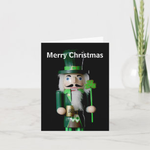 Tarjeta Festiva Cascanueces irlandés