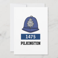Casco de Policía del Reino Unido - Agregar Número 