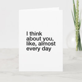 Tarjeta Festiva Casi todos los días