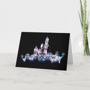Tarjeta Festiva Castillo de Frozen