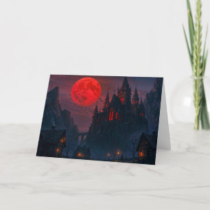 Tarjeta Festiva Castillo de la Sangre del Vampiro