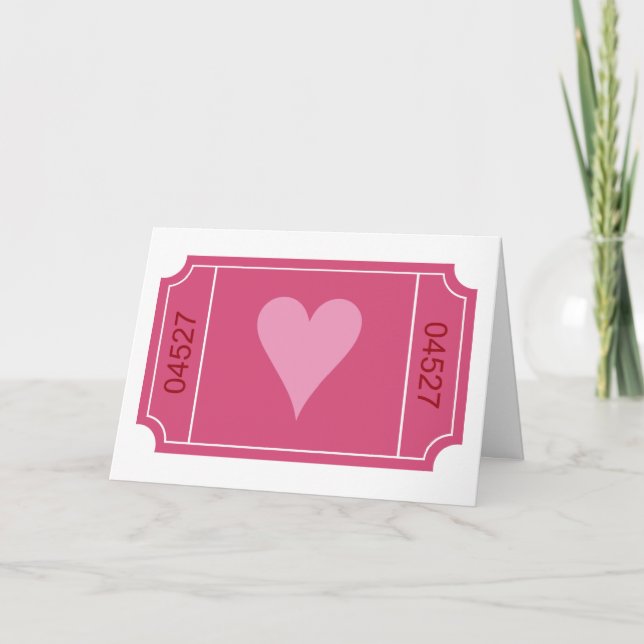 Tarjeta Festiva Casual Valentine (Anverso)