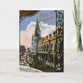 Tarjeta Festiva Catedral de navidades