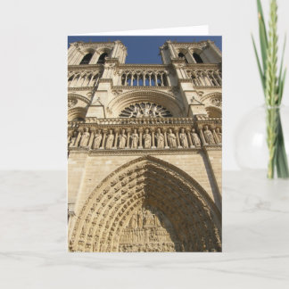 Tarjeta Festiva Catedral de Notre Dame en París