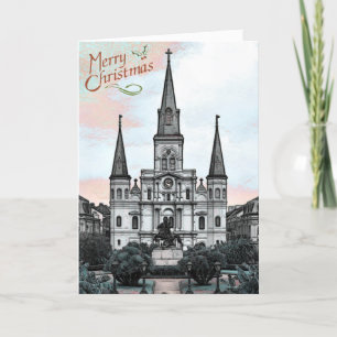 Tarjeta Festiva Catedral de Nueva Orleans