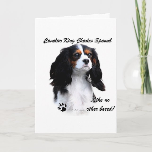 Tarjeta Festiva Cavalier como ninguna otra raza (Anverso)