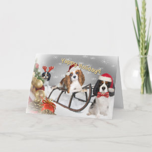 Tarjeta Festiva Cavalier Tiene Navidades Yappy