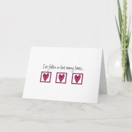Tarjeta Festiva Cayendo Enamorado De Ti