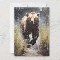 Caza de oso pardo a lo largo del arroyo