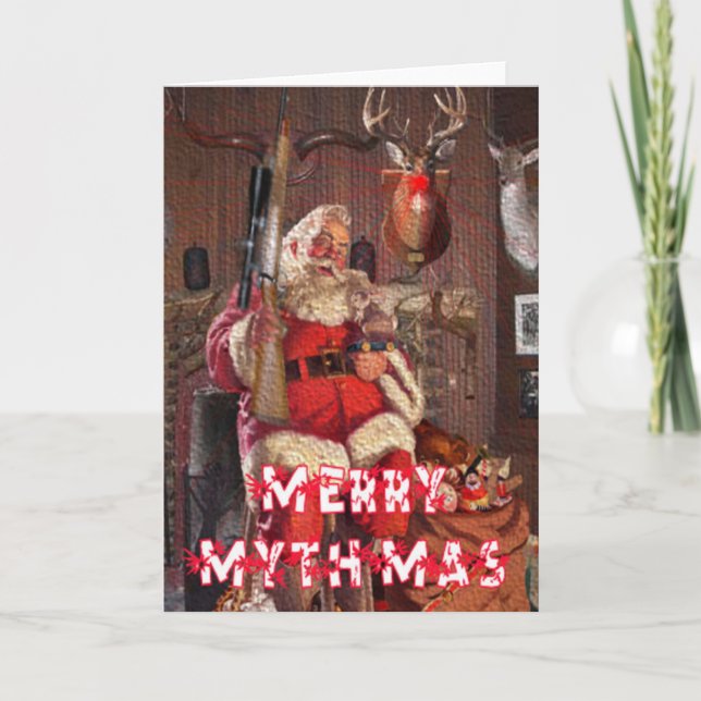 Tarjeta Festiva Caza Santa (Anverso)