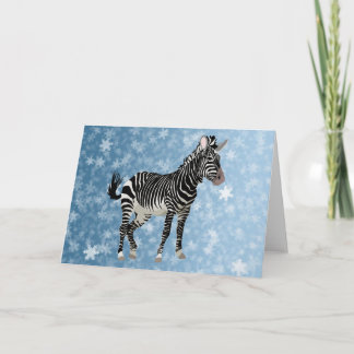 Tarjeta Festiva cebra