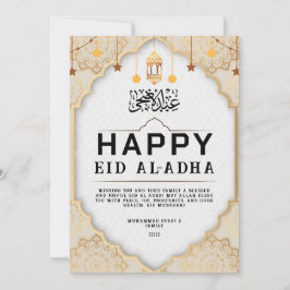 Tarjeta Festiva Celebra Eid con hermosos digitales e imprimibles