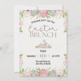 Tarjeta Festiva ¡Celebra la primavera con un delicioso brunch de P
