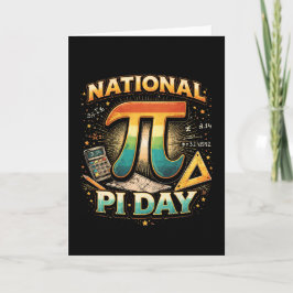 Tarjeta Festiva Celebra Pi