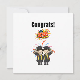 Tarjeta Festiva Celebración de Graduación de la Clase de 2026
