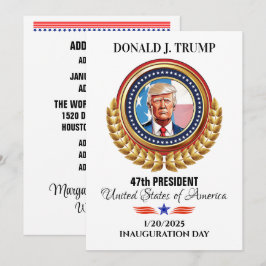 Tarjeta Festiva Celebración de la inauguración